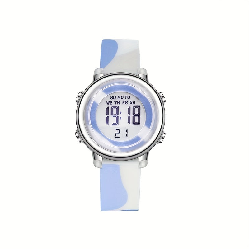 Sports Electronic Watch W/ Contrasting Series