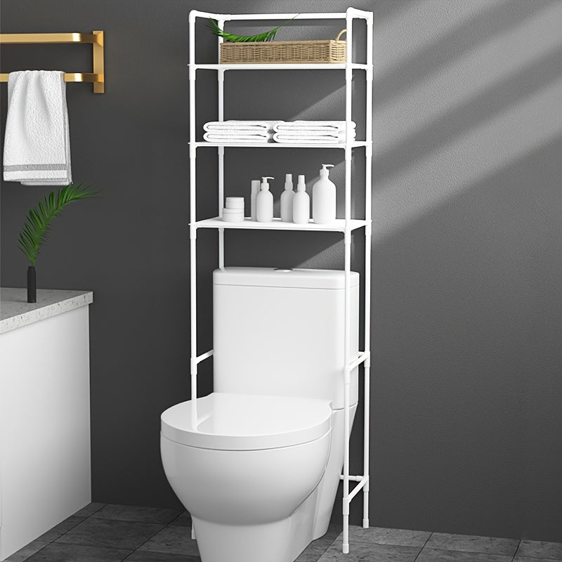 Toilet Rack Bathroom Floor standing Toilet Storage Rack Without Drilling