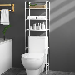 Toilet Rack Bathroom Floor standing Toilet Storage Rack Without Drilling