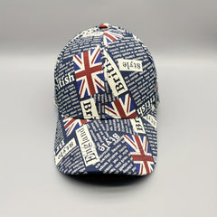Hip Hop Baseball Cap Unisex Flag Pattern Sun Hat Lightweight