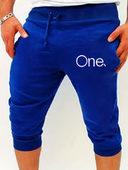 Men's Solid Color Knee-Length Drawstring Shorts for Summer
