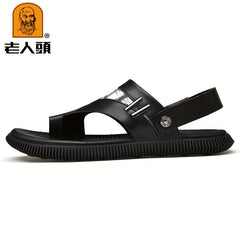 LAORENTOU Men's Wear-resistant Sandals Quick Drying Comfy Slides