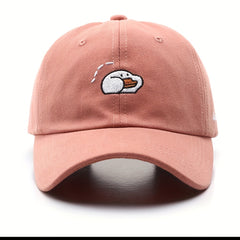 Duck Embroidery Baseball Cap Lightweight Dad Hat