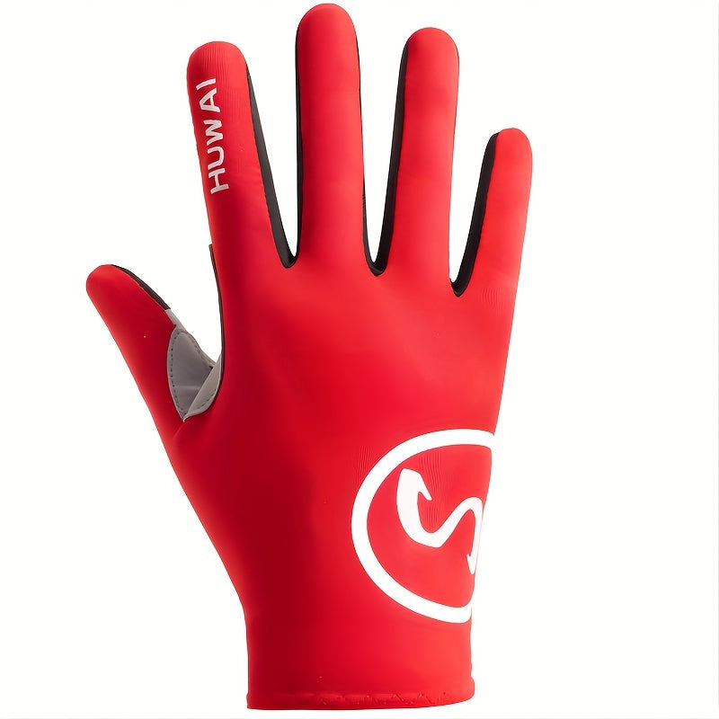 Outdoor Full Finger Gloves- Non Slip Breathable Touch Screen Gloves