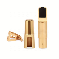 Tenor Sax Mouthpiece Brass Electrophoresis Golden Sax Metal Mouthpiece