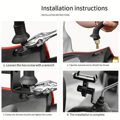 Bike Conversion Bracket Mobile Phone Frame Aluminum Alloy Accessories