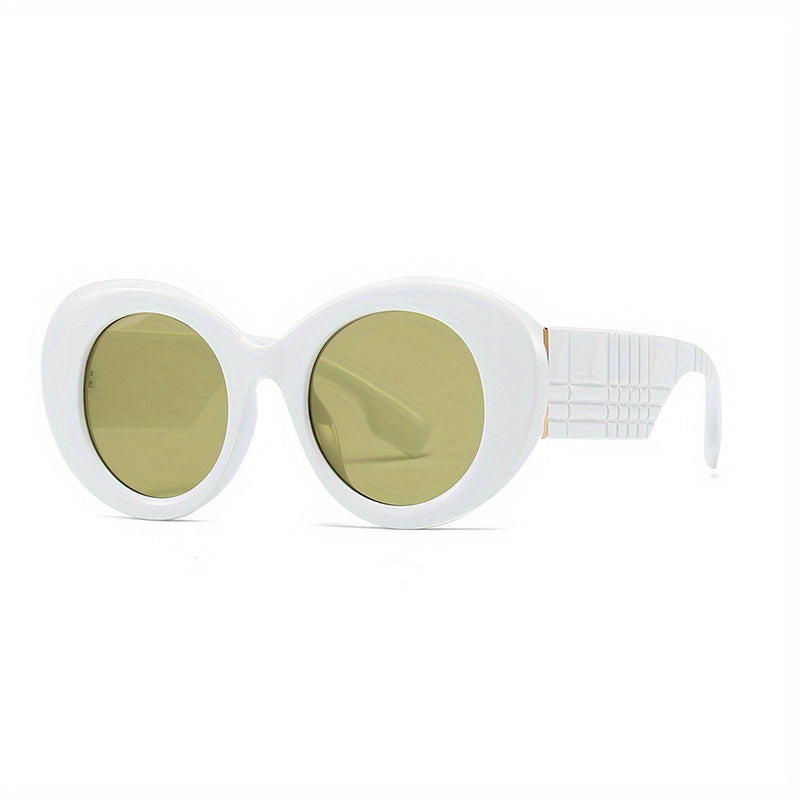Men's Large Frame Tortoise Shell Round Sunglasses