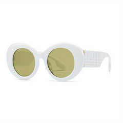 Men's Large Frame Tortoise Shell Round Sunglasses