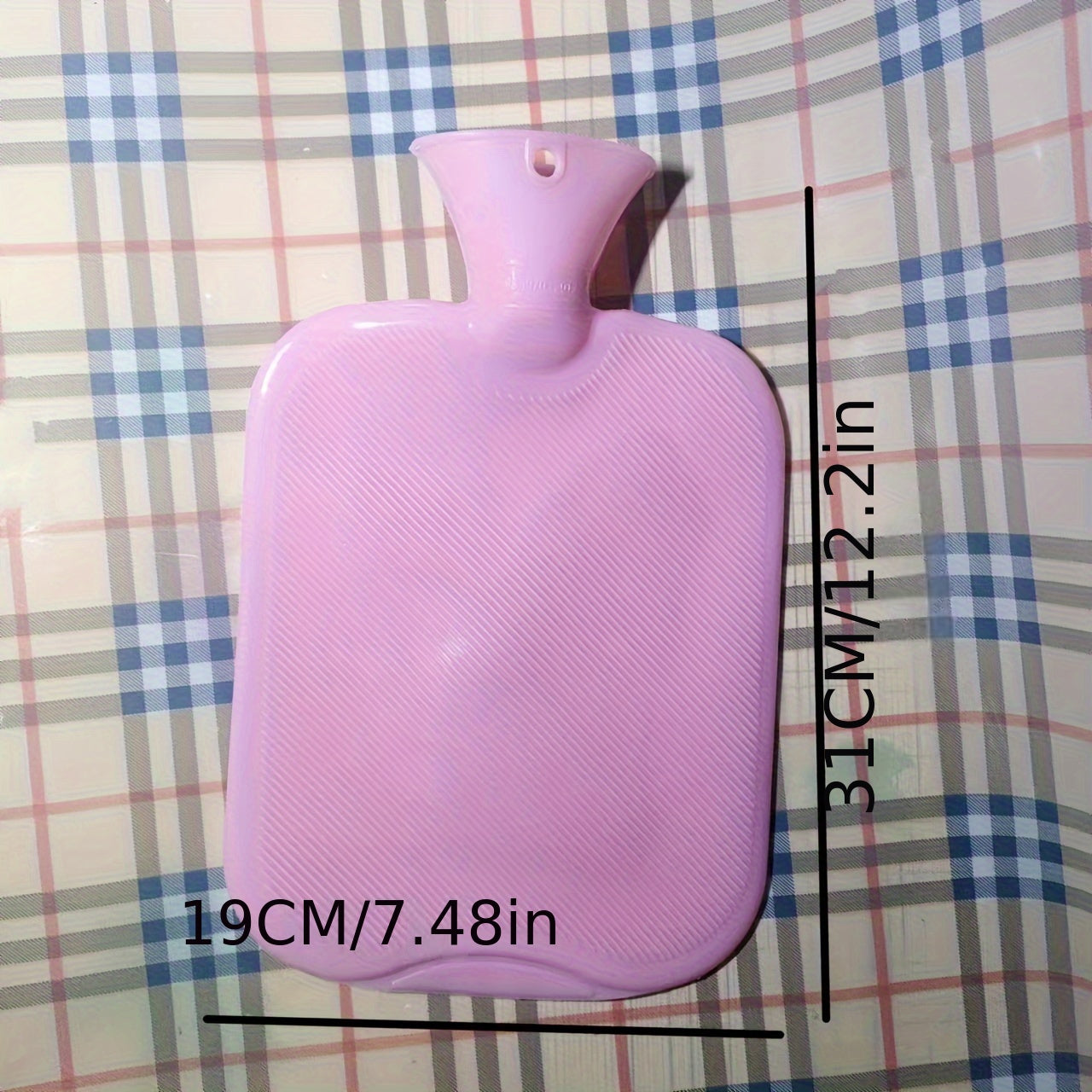 2000ML Warm Water Bag Hot Water Bag Flannelette Portable Belly Warmer
