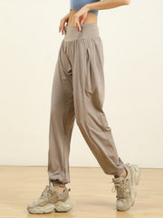 Quick Drying Jogger Pants High Waist Stretchy Sports Activewear