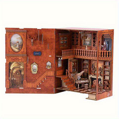 DIY Wooden Puzzle Book Stand - Green's Cabin Home Decoration