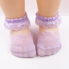 Summer Girl Socks Ruffle Socks For Little Girl Kids Lace Flower Princess