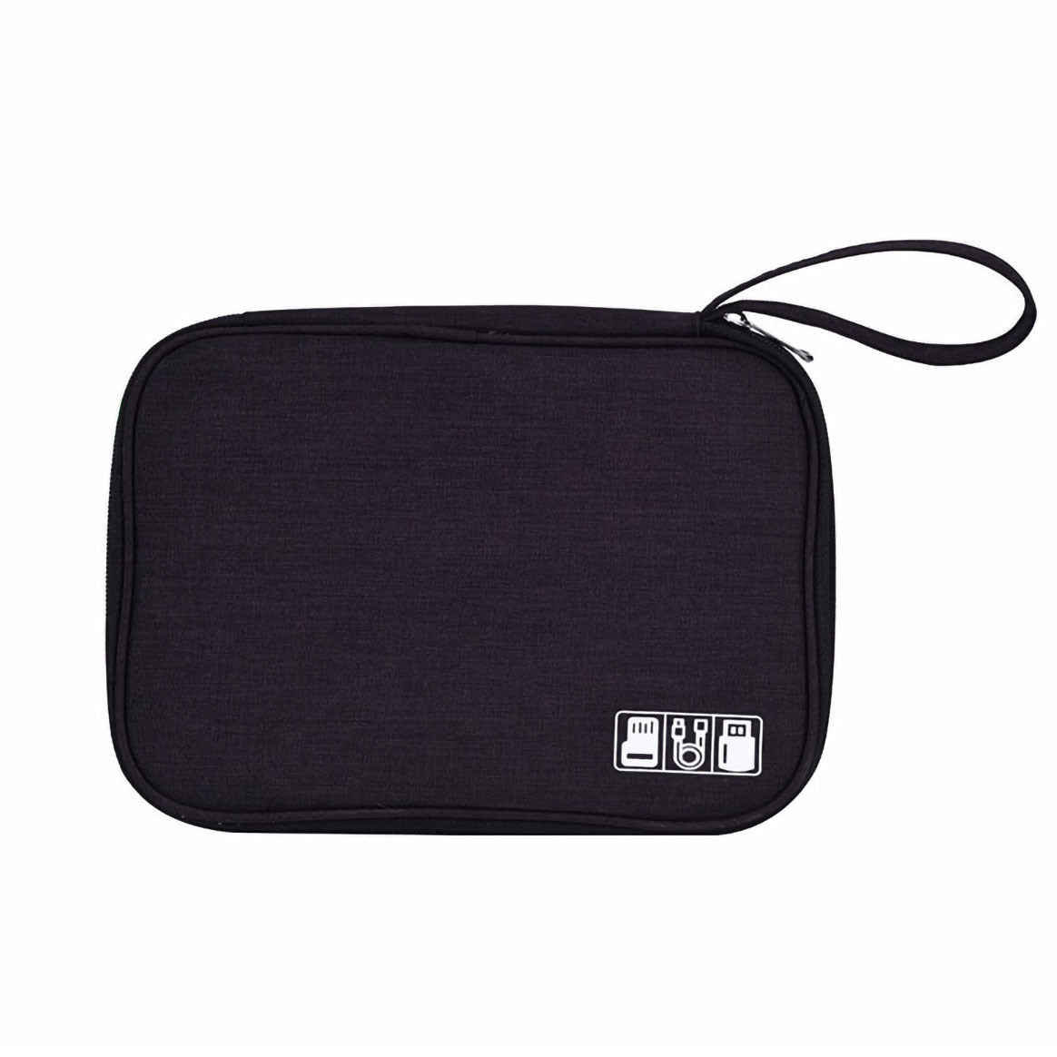Slim Portable Storage Bag for Electronics Accessories with Zipper