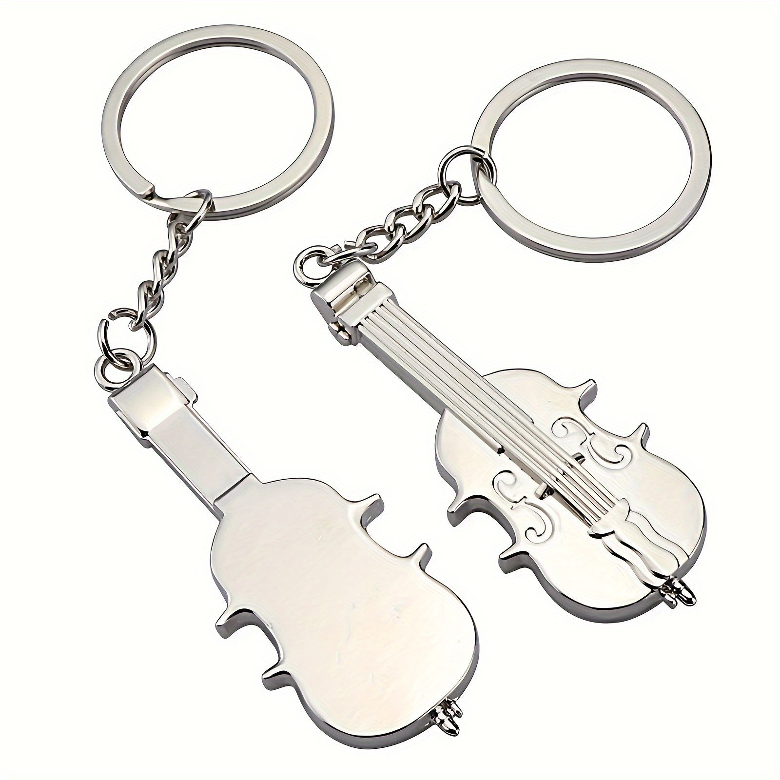 Classic Violin Keychain Musical Instrument Model Pendant Bag Decoration Gift