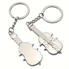 Classic Violin Keychain Musical Instrument Model Pendant Bag Decoration Gift