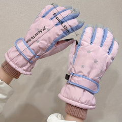 Winter Thick Riding Gloves Snow Playing Touch Screen Gloves
