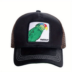 Men's Animal Patch Snapback Baseball Cap