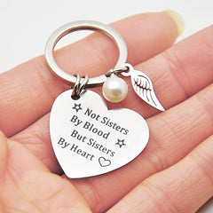 Love Heart Stainless Steel Keychain
