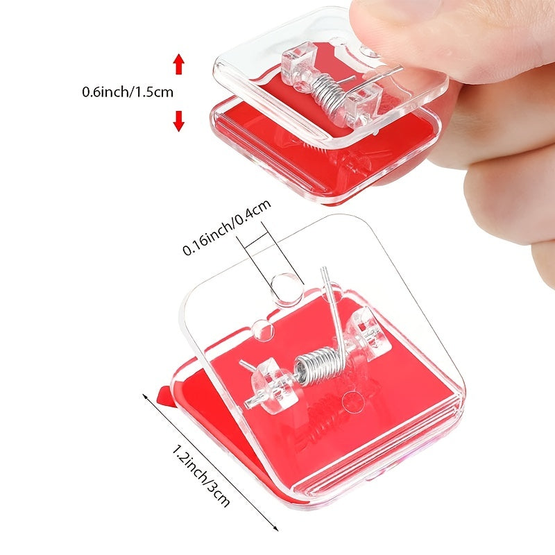 15pcs Adhesive Clips Tapestry Hangers Shower Curtain Clips
