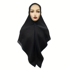 109 Square Hijab Scarf Women Solid Soft Head Scarf Shawls Classic Bandana