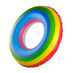 Rainbow Watermelon Inflatable Pool Party Float for Adults & Kids