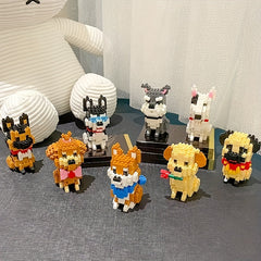DIY Toy Building Blocks Set for Cute Pet Dog