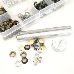 200/400pcs 5mm Hollow Metal Copper Eyelet Buckle for Clothing Bags Shoes