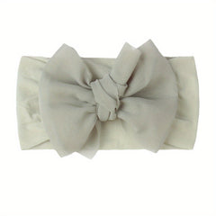 Stylish Bow Headband for Girls Elastic Wide Brim Hair Accessory