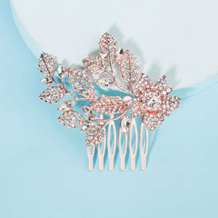 Floral Bridal Hair Comb Wedding Hair Accessories