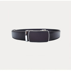 Men's Leather Belt Automatic Buckle Business Suit Waist Strap