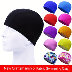 Elastic Silicone Swimming Cap for Men Women