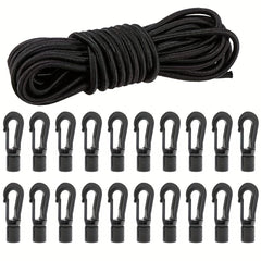 Heavy-Duty Deck Lashing Rope with Hook for Kayak Fishing Boat