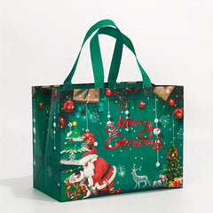 1pc Christmas Non-woven Candy Gift Bags for Parties