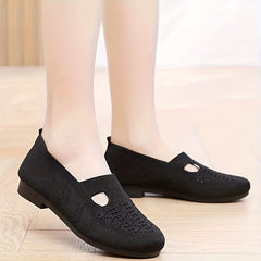 Women's Mesh Breathable Walking Shoes Lightweight Non slip Sport Flat