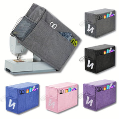 Portable Sewing Machine Cover Waterproof Dust Cover With Side Pockets