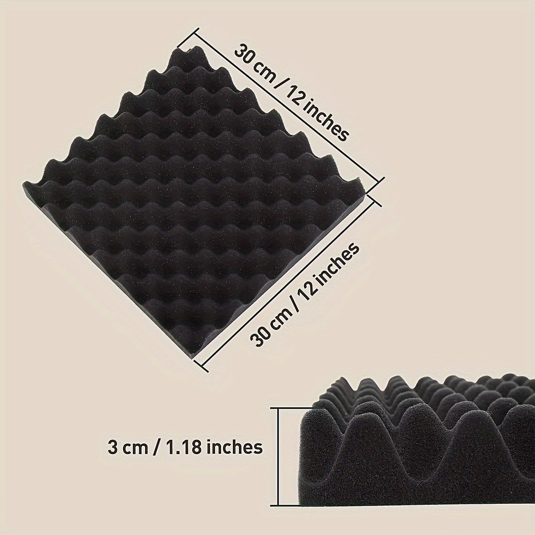 36pcs Flame Retardant Sound Absorbing Cotton for Acoustic Treatment