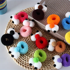 2 Funny Hair Rope Girls Candy Hair Ties