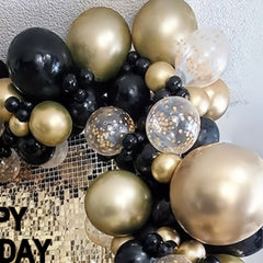 131pcs Golden Balloon Garland Kit for Graduation Party