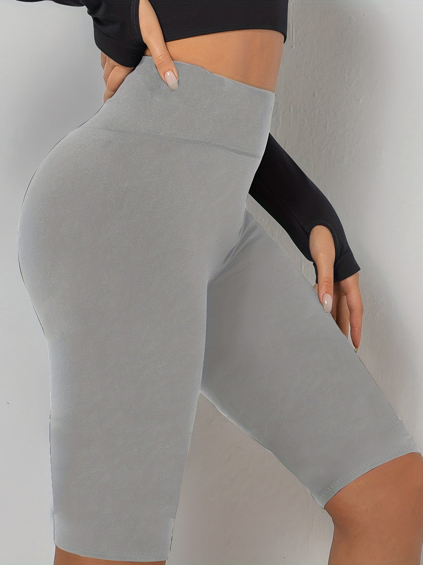 High Waist Biker Shorts Casual Workout Shorts