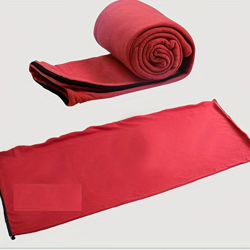 Adult Fleece Single Sleeping Bag for Camping