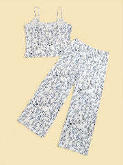 Daisy Print Cami & Pants Lounge Set