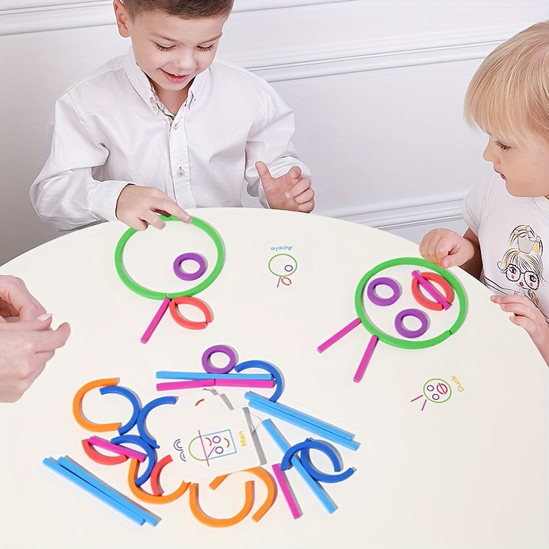 Educational Puzzle Blocks Alphabet Matching Game