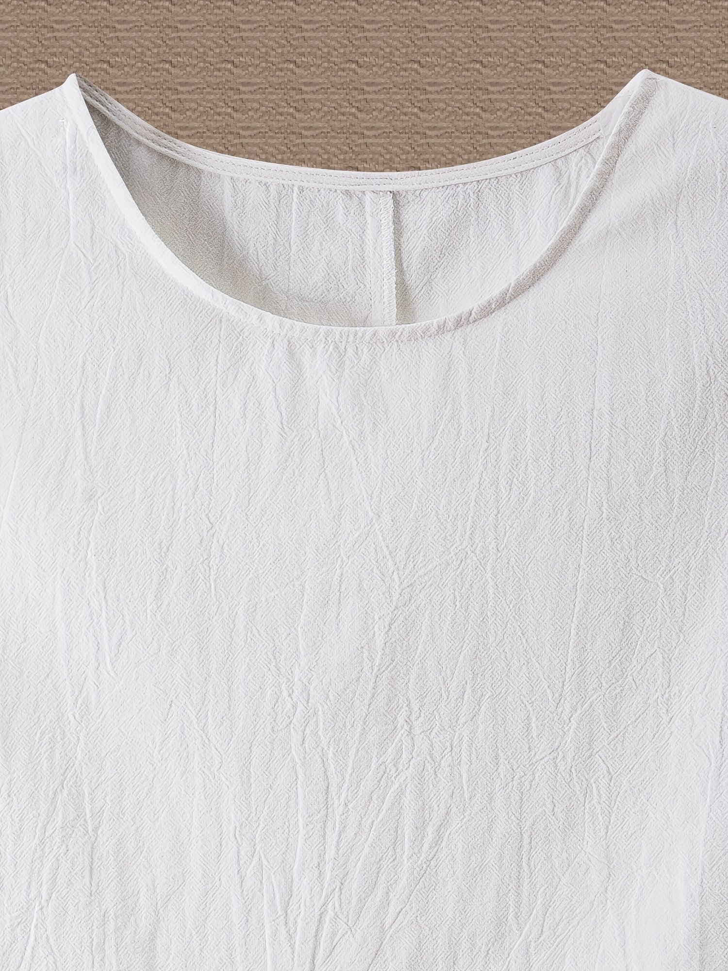 Solid Round Neck Tank Top