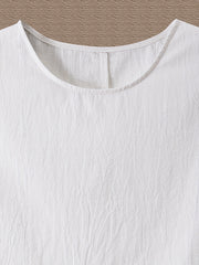 Solid Round Neck Tank Top