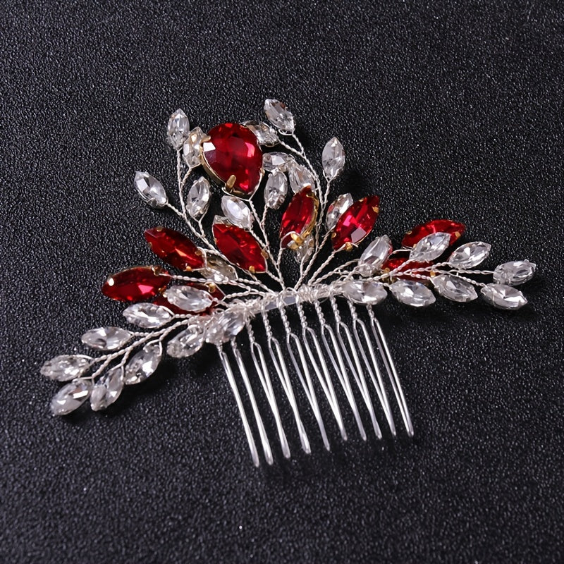 Crystal Rhinestone Wedding Hair Comb Bridal Hair Combs Jewelry Accessories
