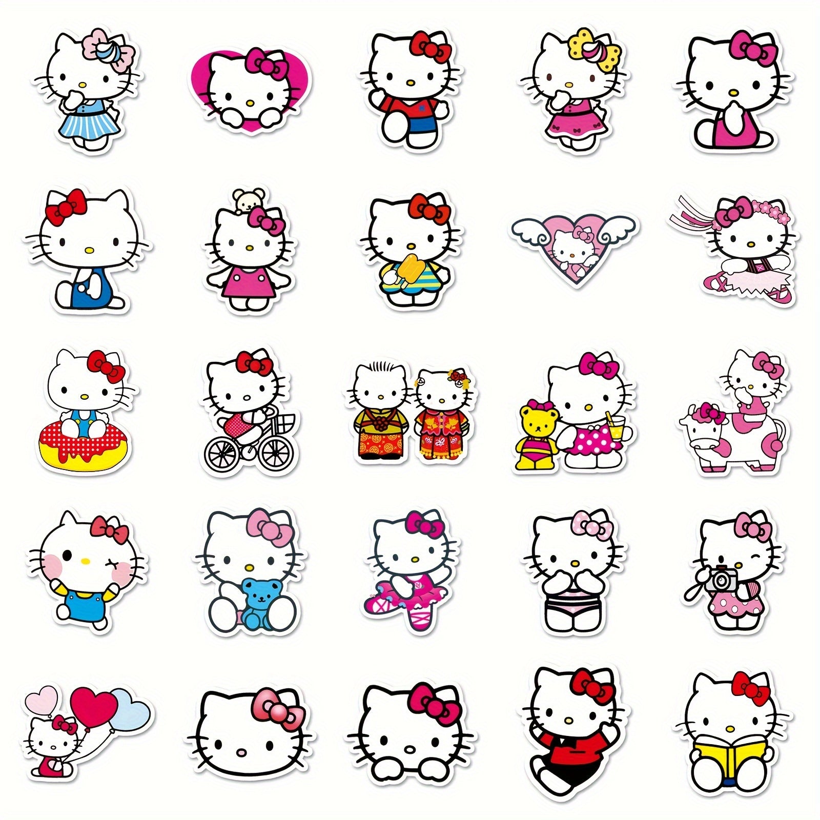 50pcs Anime Cartoon Graffiti Stickers Waterproof for Laptop Motorcycle Car