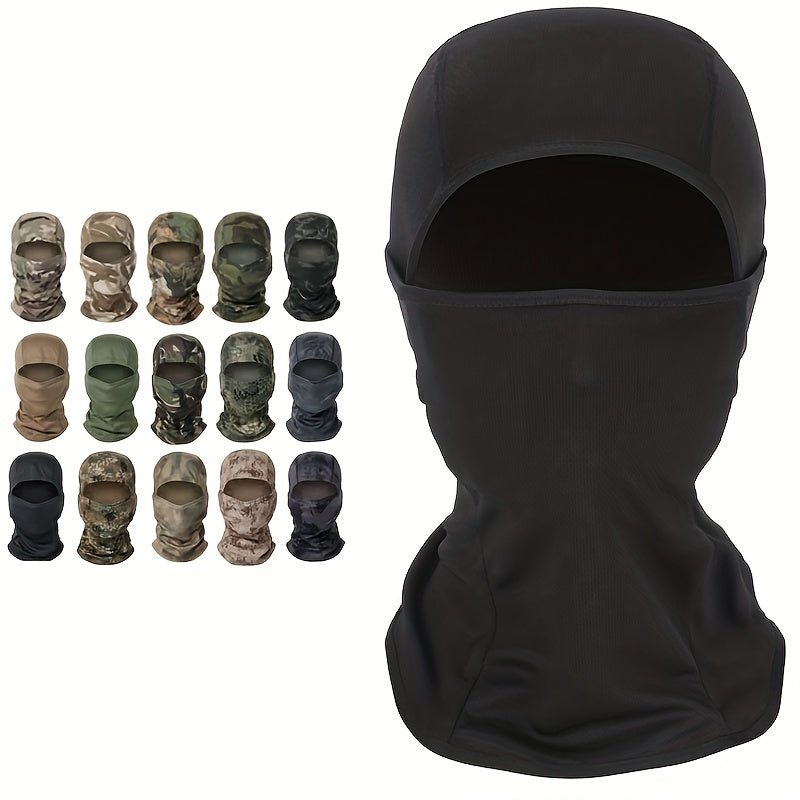 Multicam Tactical Balaclava Full Face Mask Military Airsoft Cycling Camo Scarf