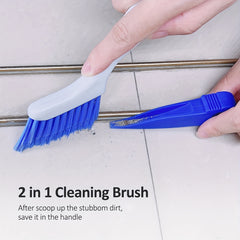 2pcs Small Cleaning Brushes for Kitchen & Bathroom Sink