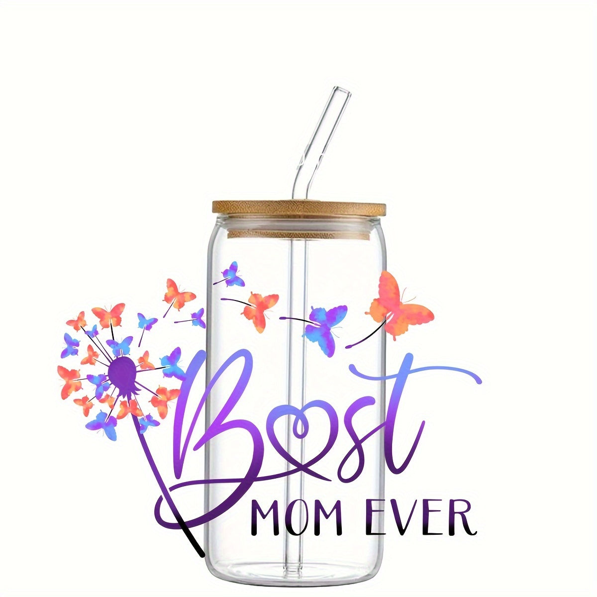 UV Cup Packaging Waterproof Sticker For 16oz Glass