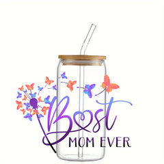 UV Cup Packaging Waterproof Sticker For 16oz Glass